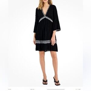 INC dress crochet trim sz XL NWT lined